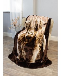 Soft to Touch Highland Cow Blanket 