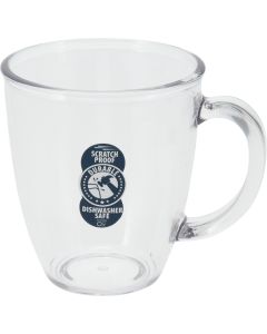 Plastic See-Through Drinking Glass - Set of 2