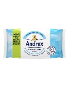 Andrex Washlets Classic Clean PK4 (36 Wipes Per Pack)